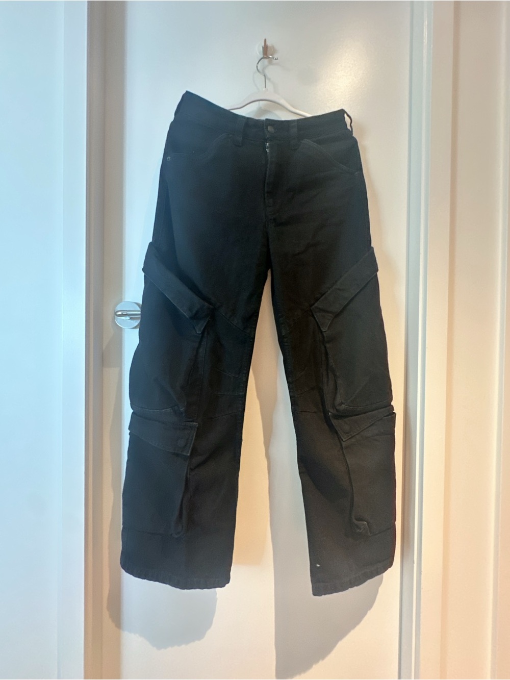Zara Black Cargo Jeans